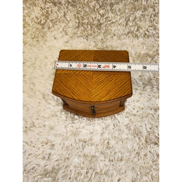 Vintage 1970's Oak Cork Coasters Set - Picture 3 of 8